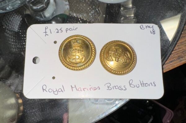Royal Marines Brass Buttons