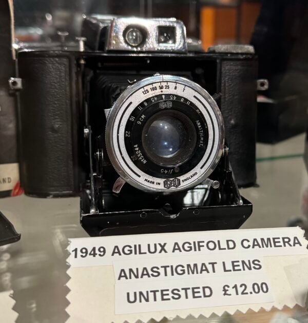 1949 Agilux Agifold Camera Anastigmat Lens