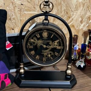 Black and gold champs clock