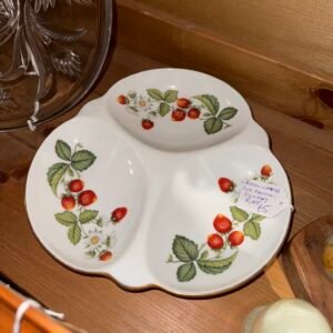 Royal Worcester fine porcelain strawberry plate