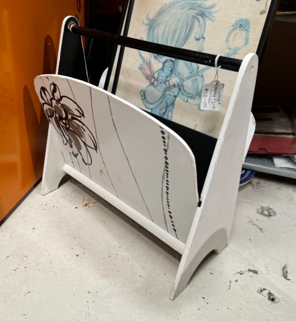 Vintage magazine rack