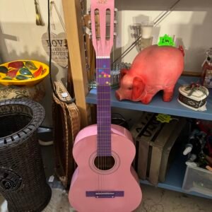 Pink guitar