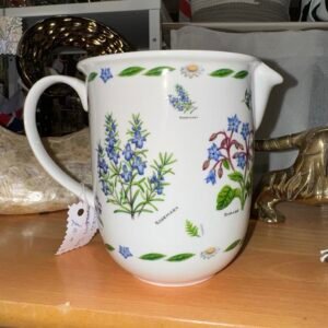 Flowered measuring jug