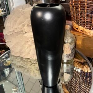 Wooden tall vase
