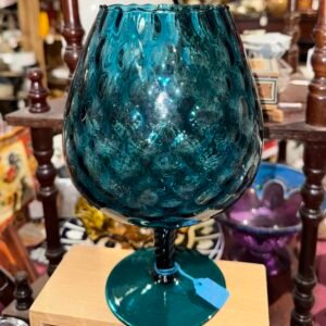 Blue brandy balloon