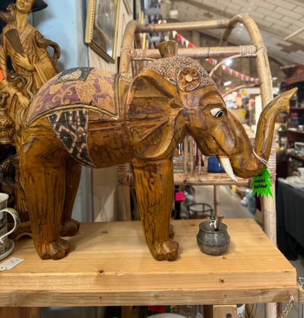 Wooden elephant