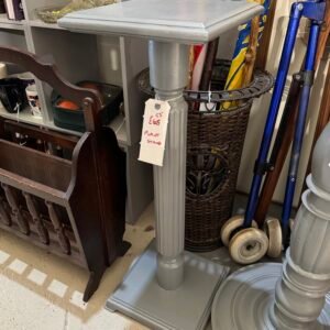 Grey plant stand