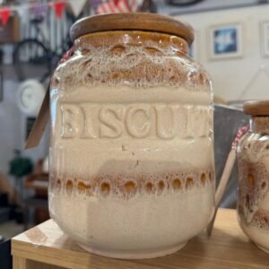 Fosters Pottery in honeycomb glaze - Biscuit Barrel