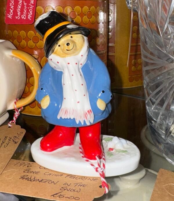 1976 Coalport bone China figurine - Paddington in the Snow