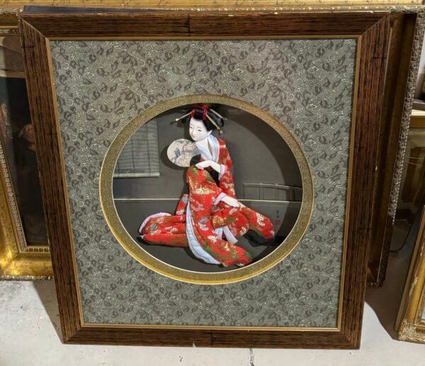 Silk 3D Japanese Geisha girl