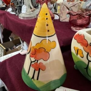 Past Times Clarice Cliff style sugar sifter