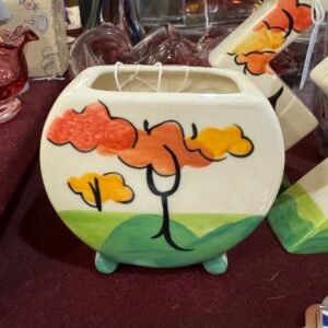 Past Times Clarice Cliff style sugar bowl