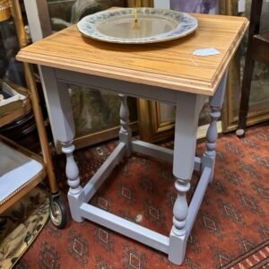 Hand painted, newly waxed lamp table