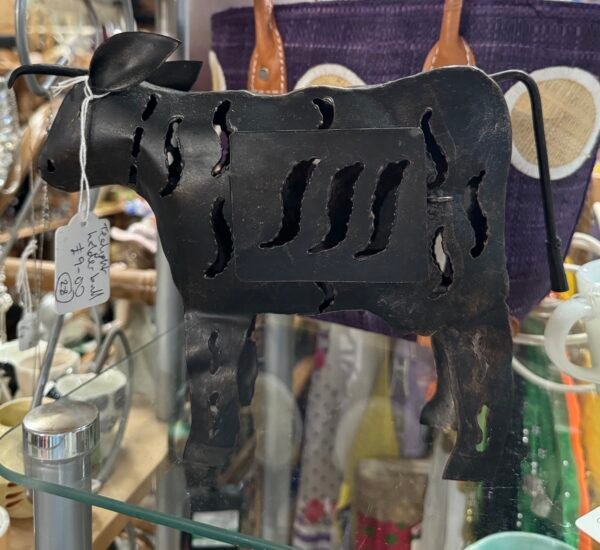 Tea light holder bull