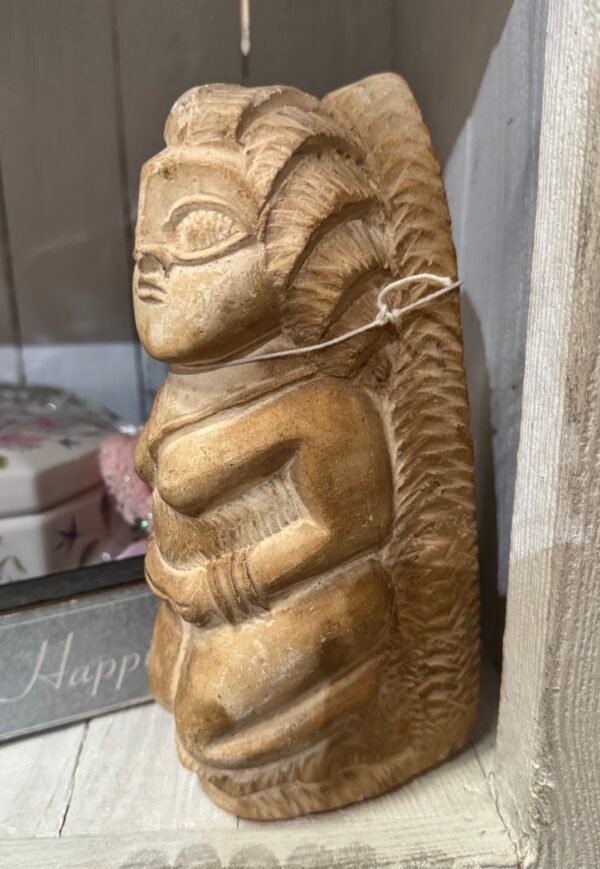Vintage (rare) carved plaster Phoenician fertility idol