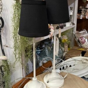 Pair of Next candlestick lamps