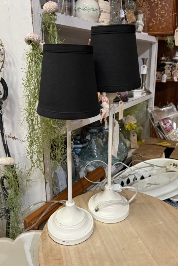 Pair of Next candlestick lamps