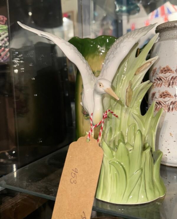 Vintage Fitz & Floyd Egret Candle Holder (1986)