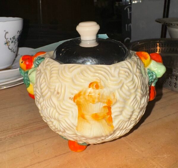 Clarice Cliff sugar bowl