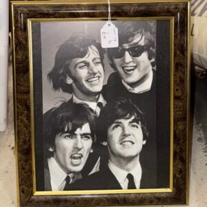 Framed early Beatles picture