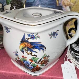 Rubian art pottery tea pot