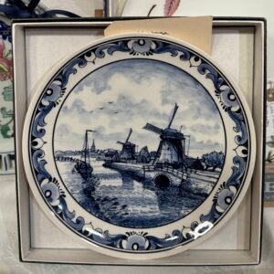 Vintage delfts plate with COA