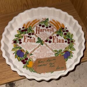 Harvest fruit flan recipe dish