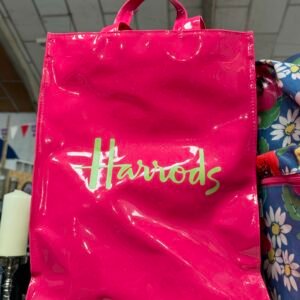 Harrods style pink bag
