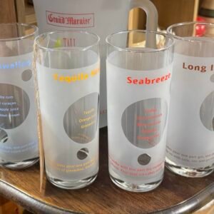 Set of 4 Thailand ocean long cocktail glassware