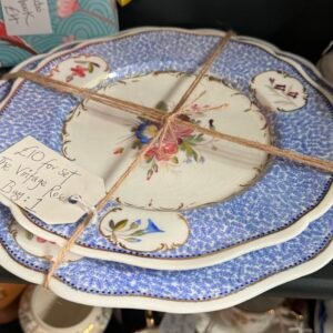 Chamberlain Worcester Dinner and salad/side plate