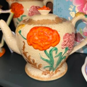 Vintage hand painted teapot