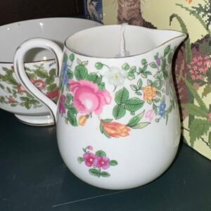 Crown bone China jug