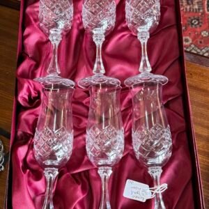 Boxed crystal glasses