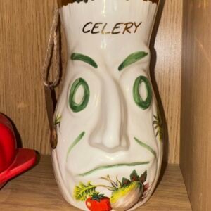 1970’s celery face pot from Norstock Ceramics
