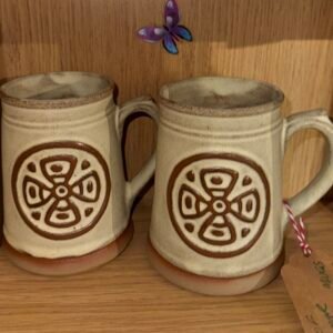Pair of tremar pottery mugs