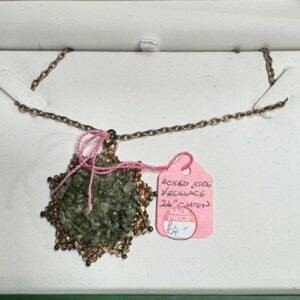 Jade necklace with 24” chain
