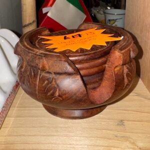 Hand carved coasters