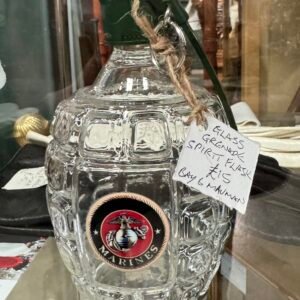 Glass grenade spirit flask