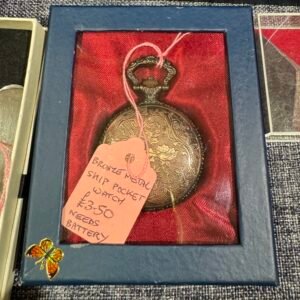 Bronze metal ship pocket watch