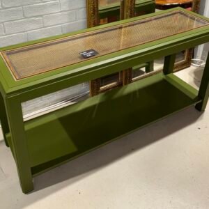 Green side table