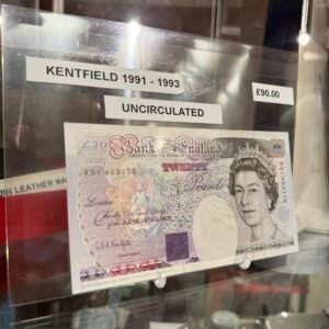 Kentfield 1991-1993 uncirculated twenty pounds note