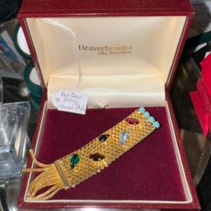 Art deco brooch Chanel style