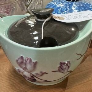 Carltonware magnolia jam/sugar pot