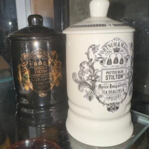 2 Fortnum & Mason ceramic jars