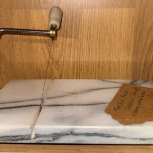 Marble base cheese slicer