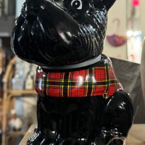 Scottie dog biscuit barrel