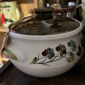 Late 1960’s Denby “shamrock” casserole dish