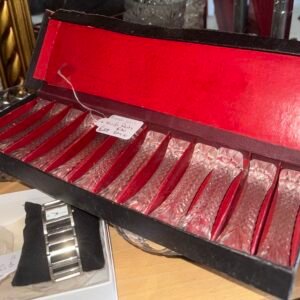 French set of 12 knife rests