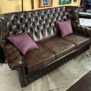 Brown chesterfield