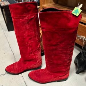 Red Russel & Bromley boots (size 5)
